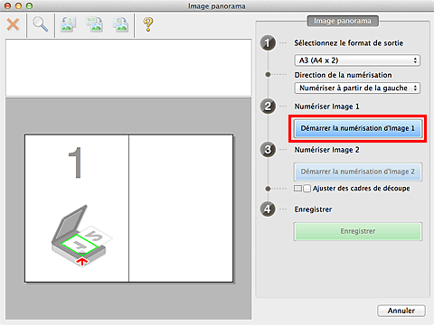 figure : fenêtre Image panorama
